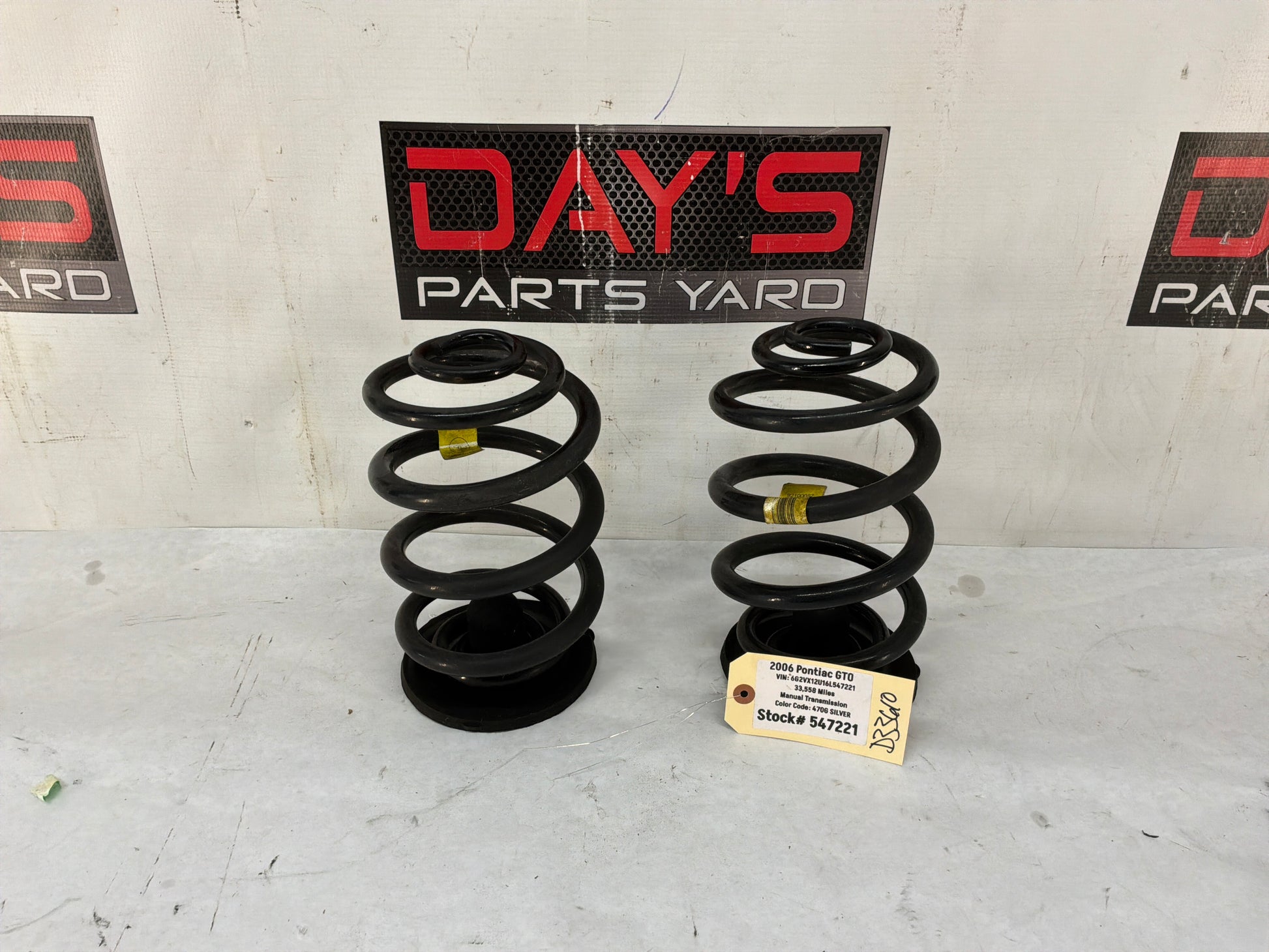 Springs - Day's Parts Yard