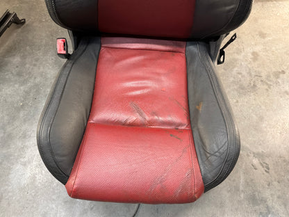 2008 Pontiac G8 GT Seats Fronts and Rear Red and Black Leather OEM
