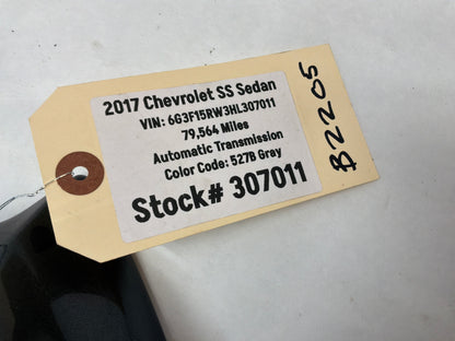 2017 Chevy SS Sedan Shark Fin Roof Antenna Gray OEM