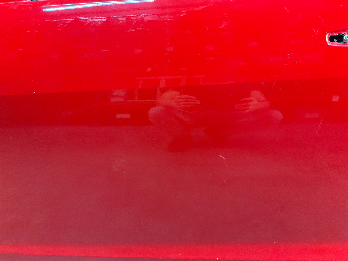 2014 Chevy SS Sedan LH Driver Front Exterior Door Red OEM