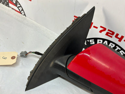 2014 Chevy SS Sedan LH Driver Exterior Out Side Mirror Red OEM