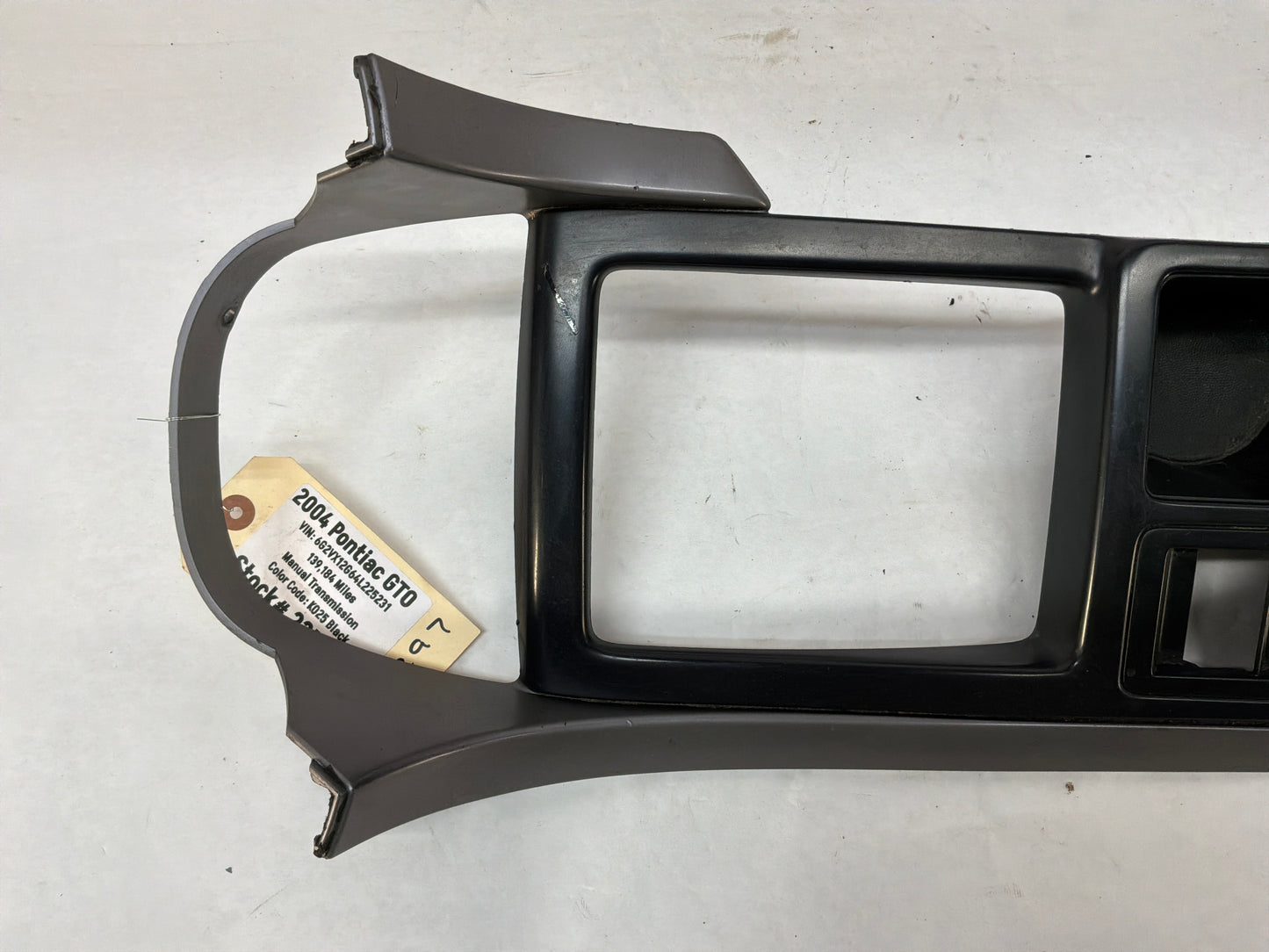 2004 Pontiac GTO Center Console Shifter Bezel Trim Plate OEM