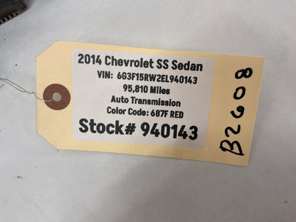 2014 Chevy SS Sedan Radiator Cooling Fan Motor Module OEM