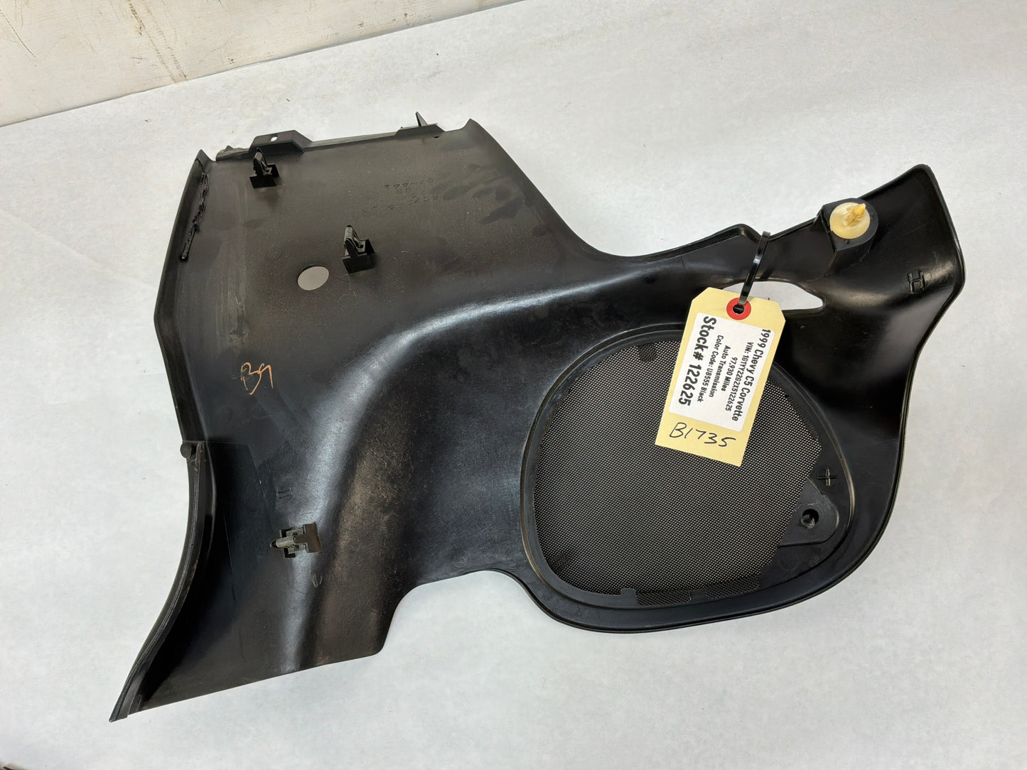 1999 Chevy C5 Corvette LH Driver Interior Quarter Speaker Cover Panel Trim OEM