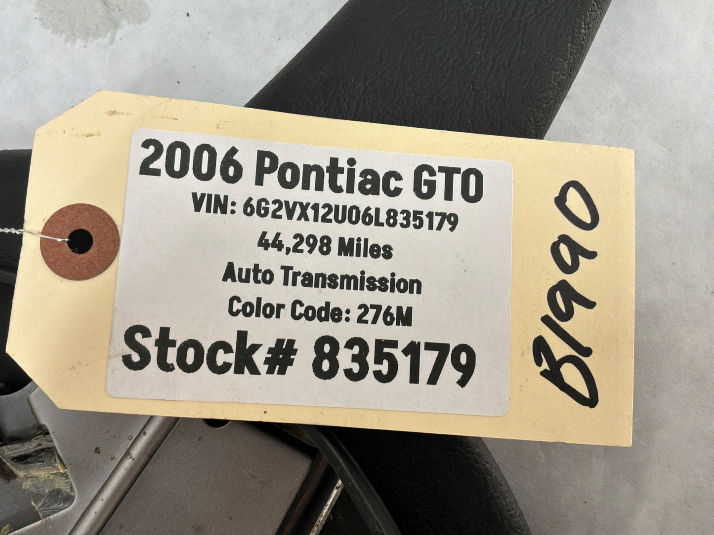 2006 Pontiac GTO Emergency E Brake Handle Lever OEM