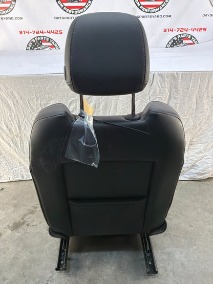 2017 Chevy SS Sedan Front LH Driver Seat Black Leather Alcantara Suede OEM