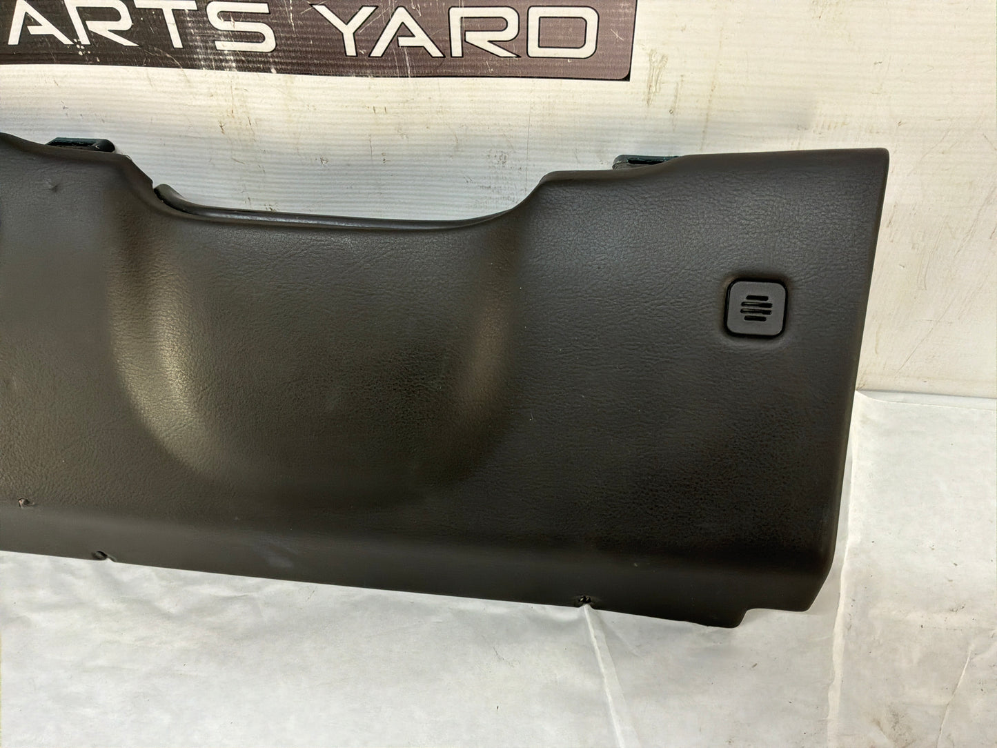 2005 Chevy C6 Corvette LH Driver Dash Knee Bolster Lower Trim Panel Switches Black OEM - Day's Parts Yard