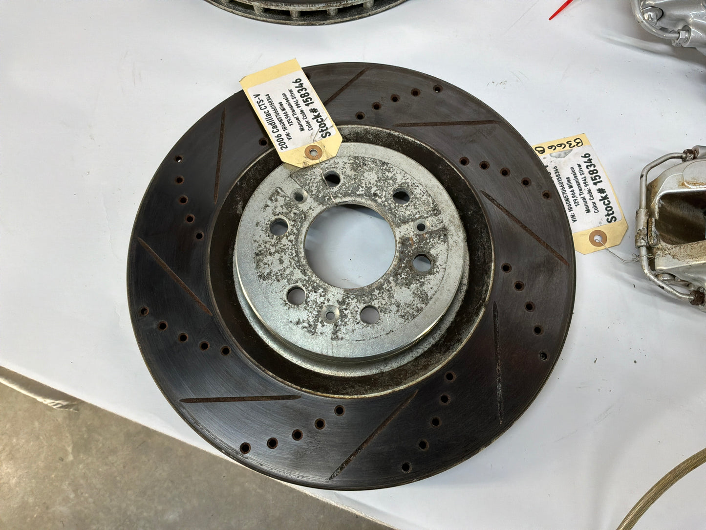 2006 Cadillac CTS-V Front and Rear Brembo Calipers w/ Rotors OEM