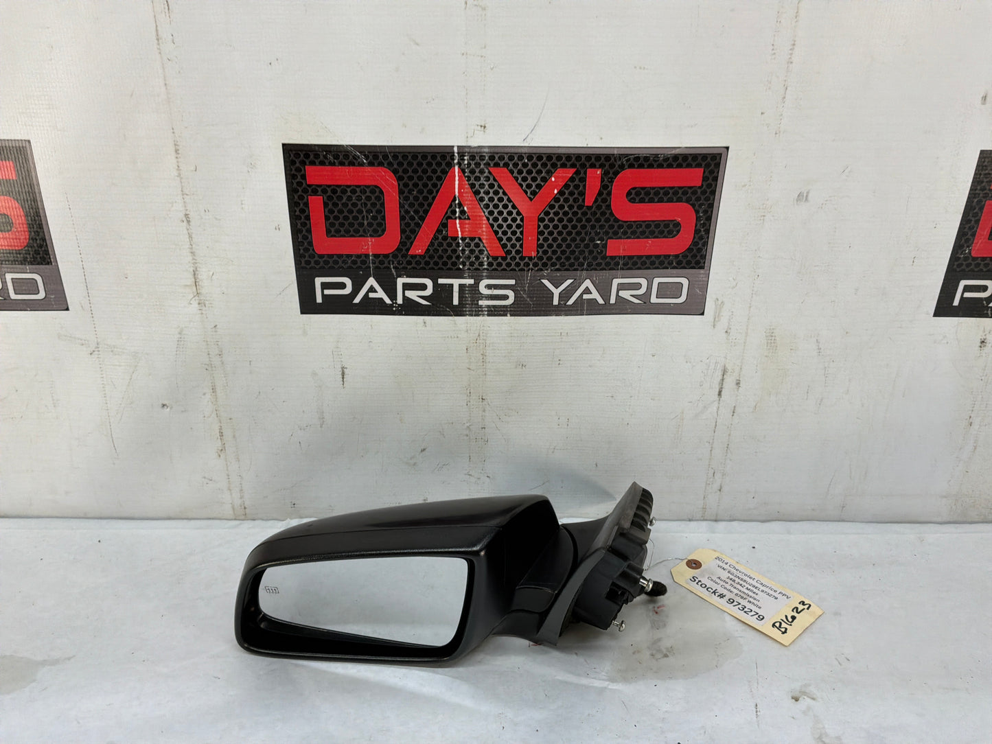2014 Chevy Caprice PPV LH Driver Exterior Mirror Black OEM