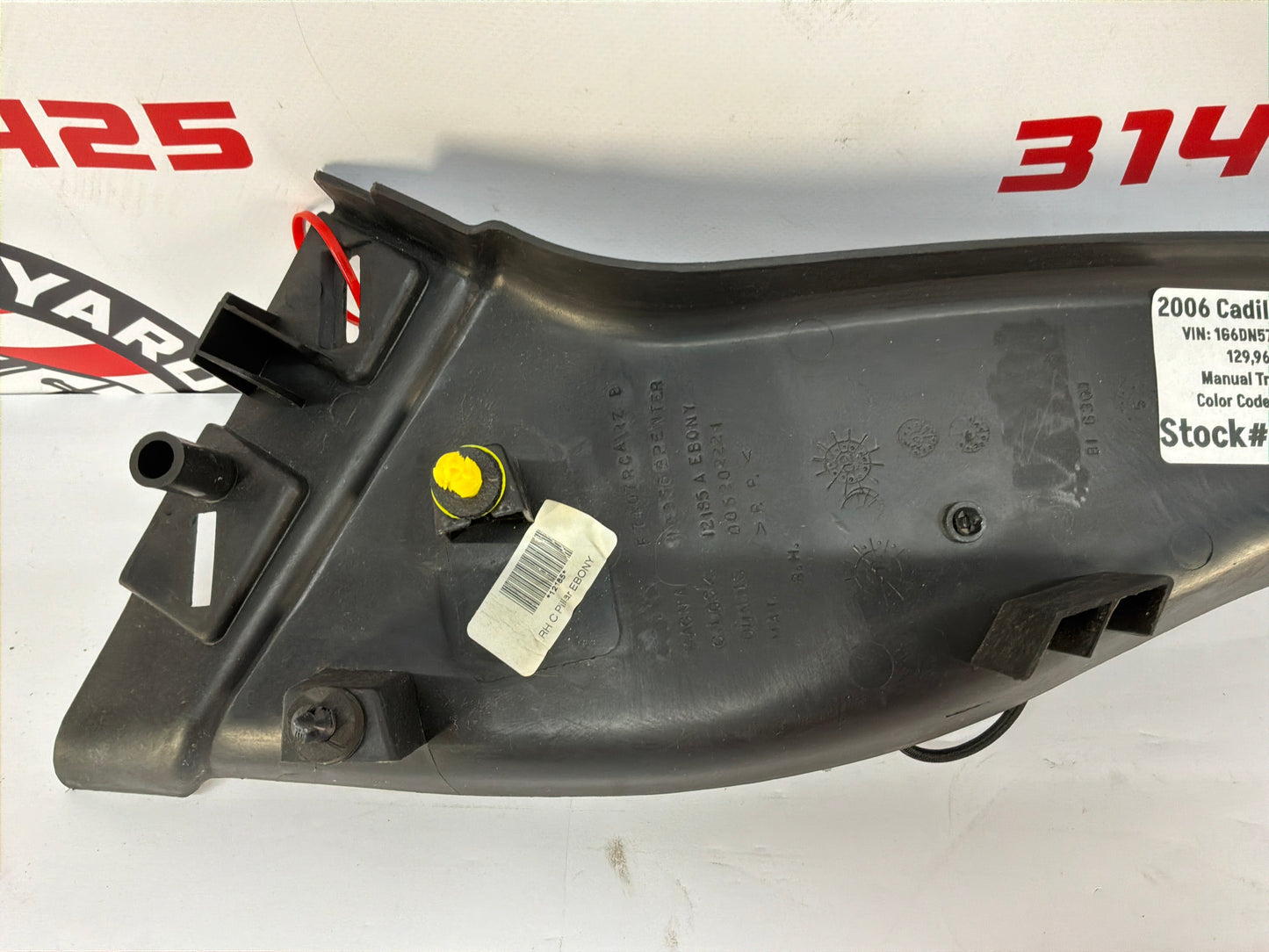 2006 Cadillac CTS-V RH Passenger C Pillar Cover Trim Panel OEM