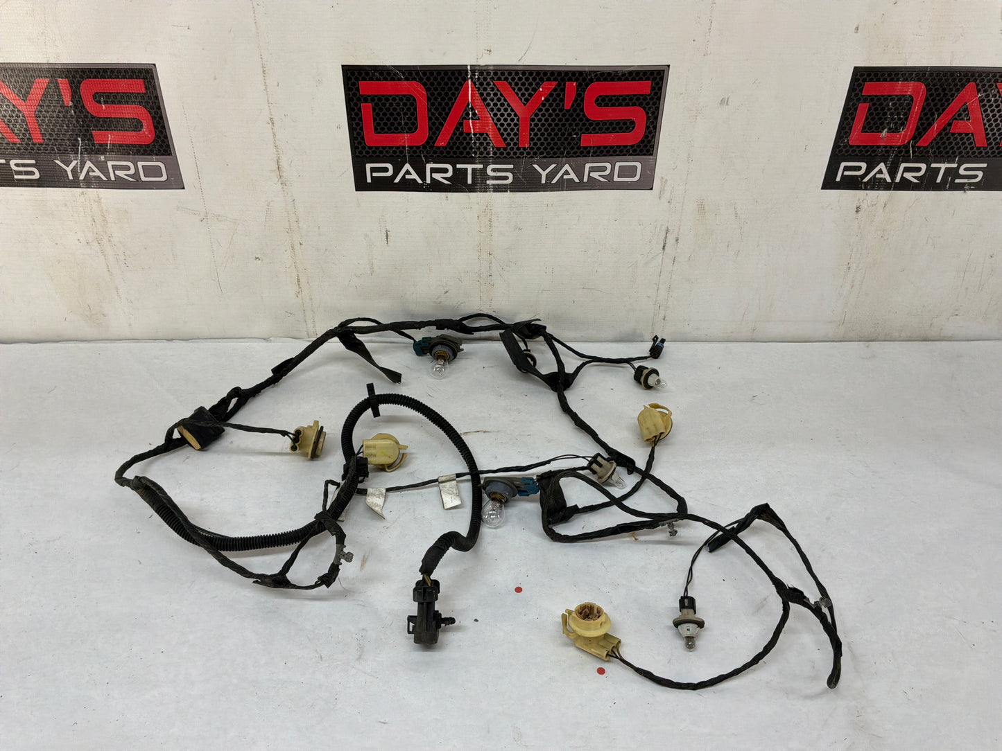1999 Chevy C5 Corvette Rear Bumper Tail Light Lamp Wire Wiring Harness OEM