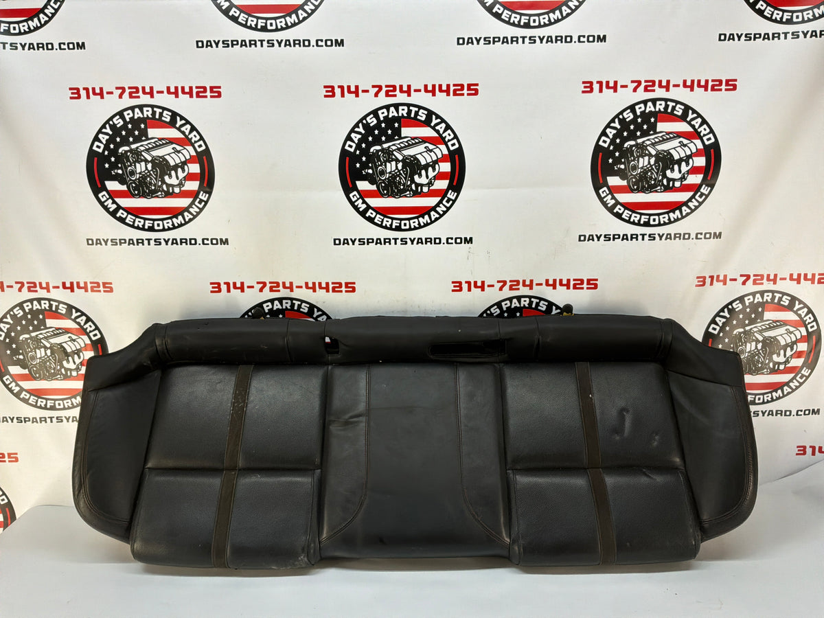 2017 Chevy SS Sedan Rear Seats Black Leather Alcantara Suede OEM