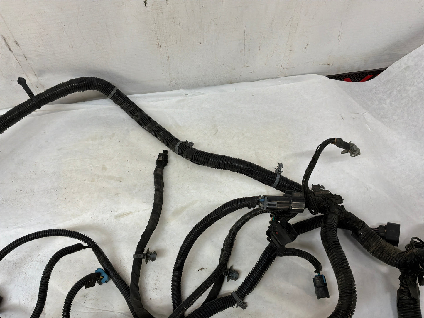 2014 Chevy Camaro ZL1 Engine Bay Head Lamp Light Firewall Wire Wiring Harness OEM
