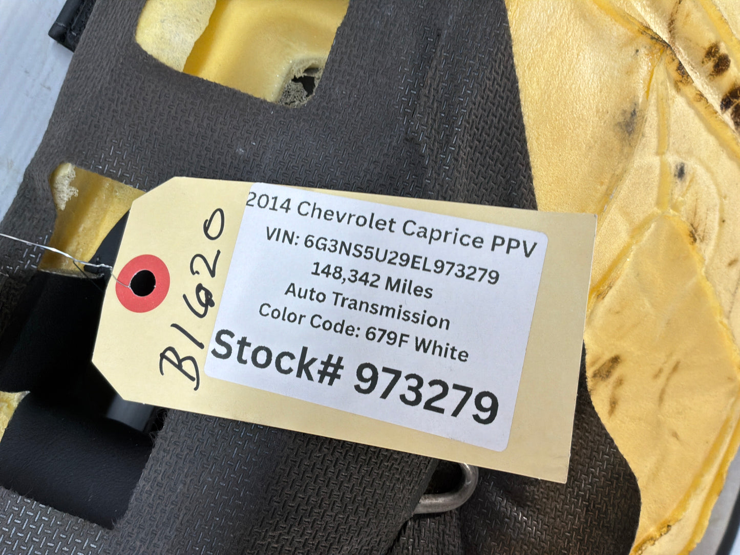 2014 Chevy Caprice PPV Seats Front and Rear Black OEM