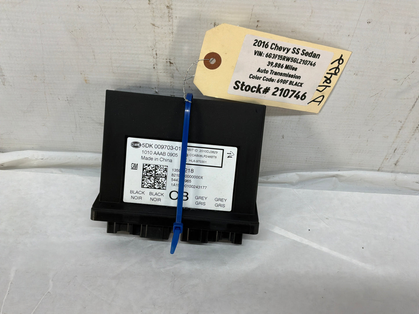 2016 Chevy SS Sedan Keyless Entry Control Module OEM