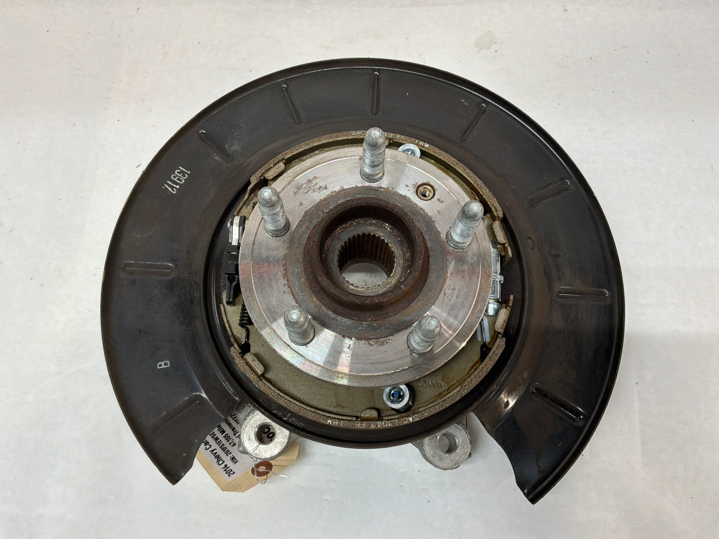 2014 Chevy Camaro SS LH Driver Rear Spindle Knuckle Hub Wheel Bearing OEM