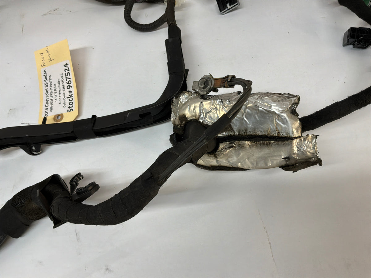 2014 Chevy SS Sedan Fire Wall Engine Bay Front Chassis Wire Wiring Harness OEM
