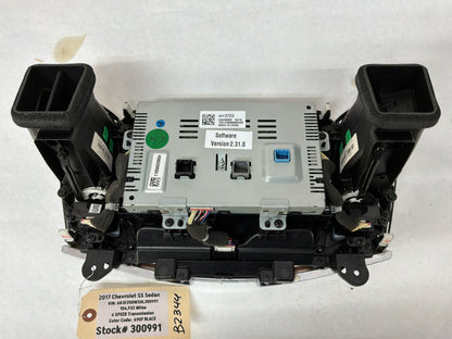 2017 Chevy SS Sedan Navigation Display Radio CD Player Face Plate Screen Receiver OEM