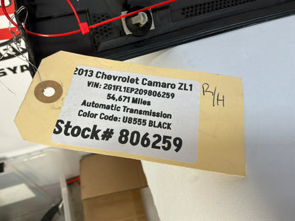 2013 Chevy Camaro ZL1 RH Passenger Rocker Molding Side Skirt Panel OEM