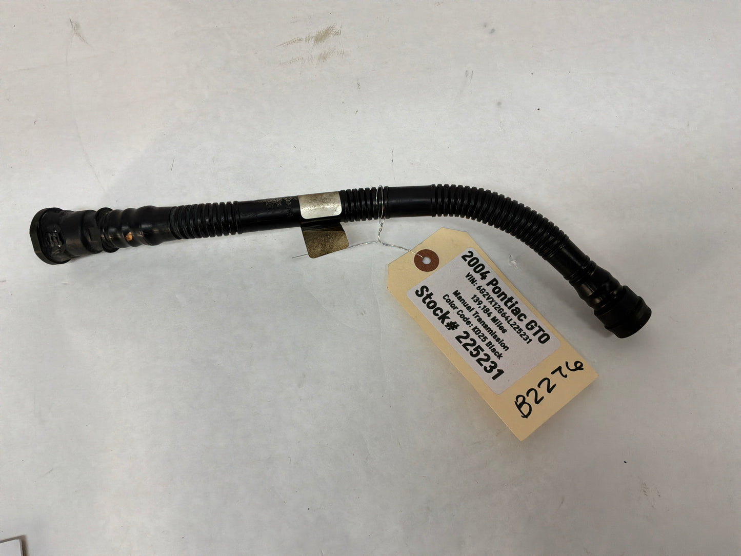 2004 Pontiac GTO Evap & Fuel Gas Line Hoses Tubes OEM