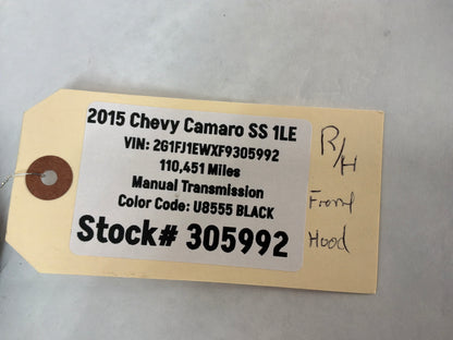 2015 Chevy Camaro SS 1LE RH & LH Hood Hinges OEM