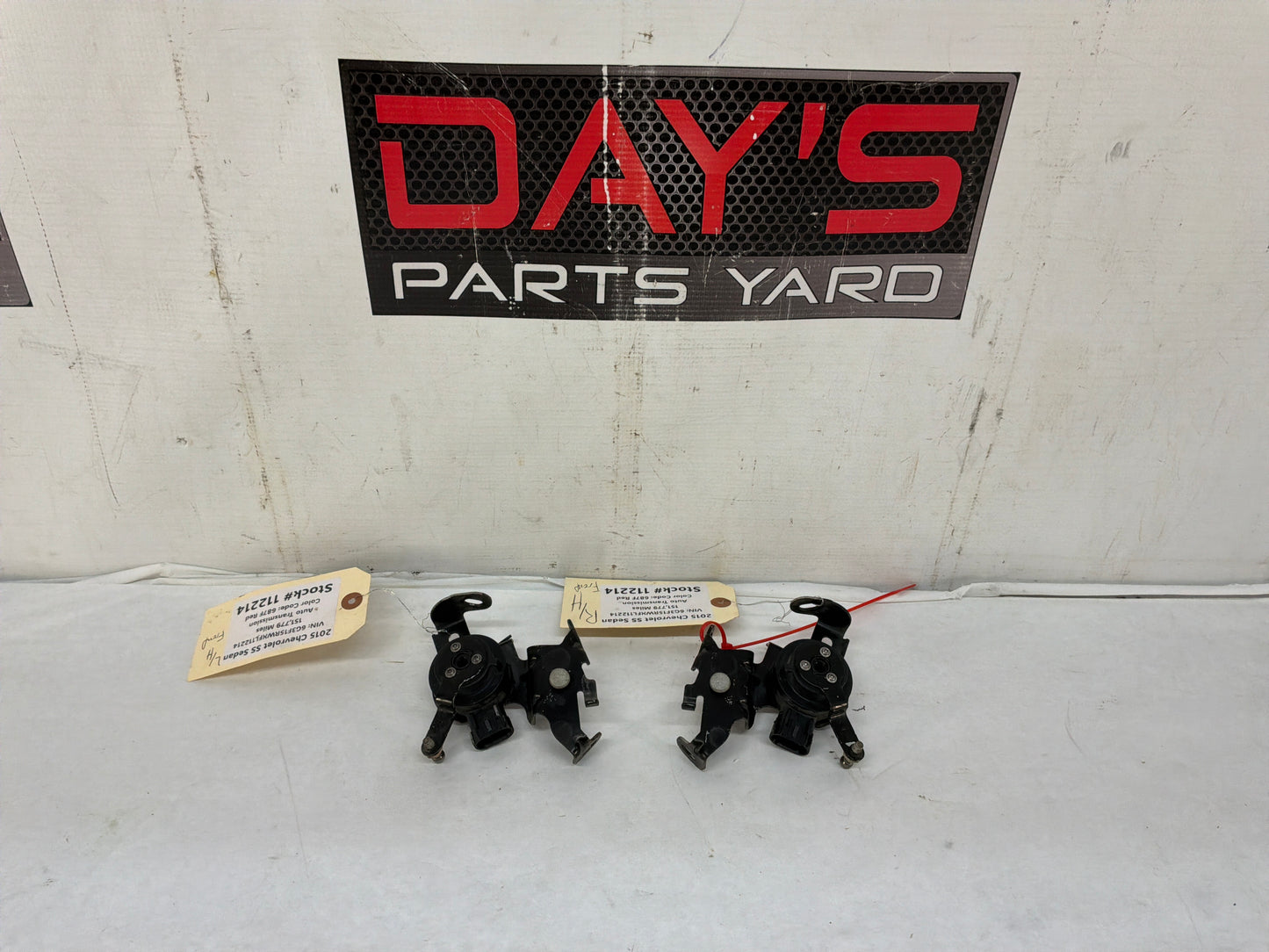 2015 Chevy SS Sedan Front RH & LH Suspension Ride Control Height Sensors OEM