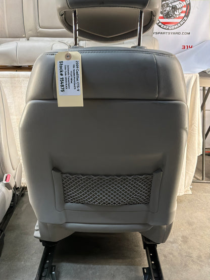 2009 Cadillac CTS-V Seats Fronts and Rears Leather and Suede OEM Titanium