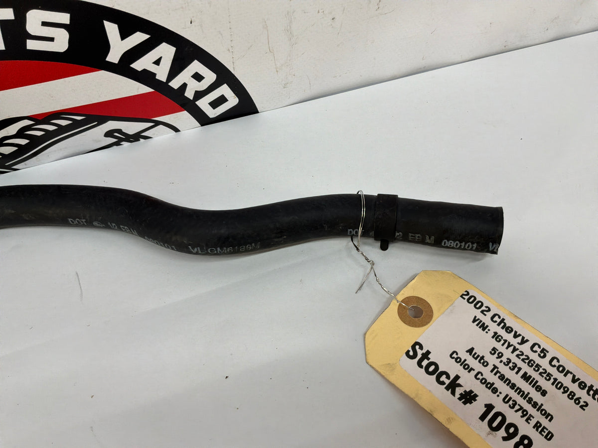 2002 Chevy C5 Corvette Power Brake Booster Vacuum Hose OEM