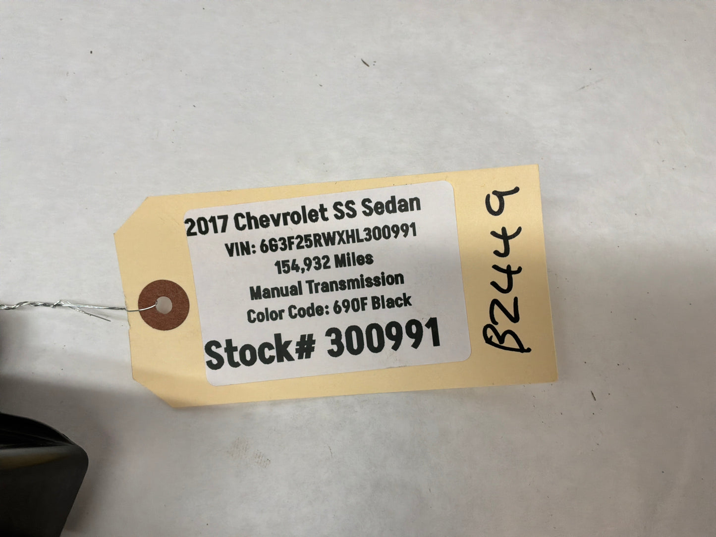 2017 Chevrolet SS Sedan Front Bumper Impact Plastic Absorber Bar OEM