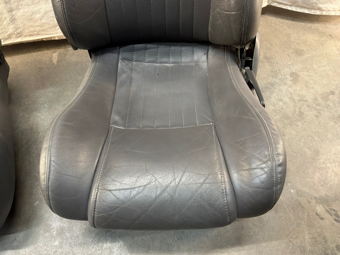 1999 Pontiac Trans Am WS6 Fronts and Rears Gray Leather Seats OEM