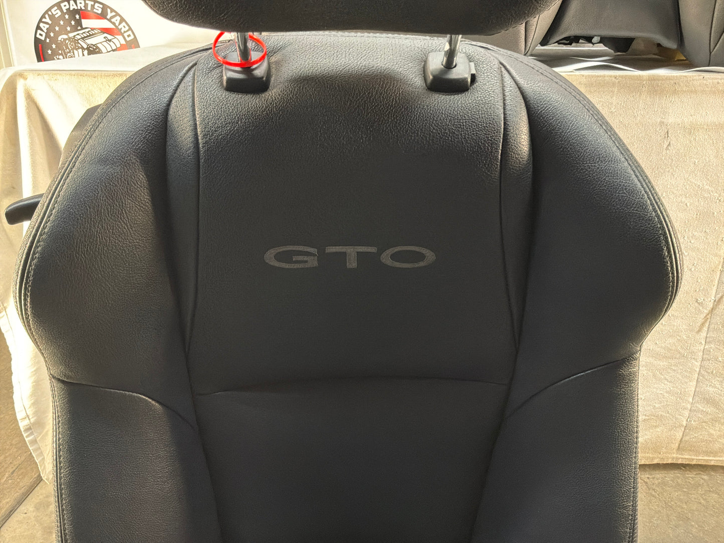 2005 Pontiac GTO Black Leather Front and Rear Seats Set OEM