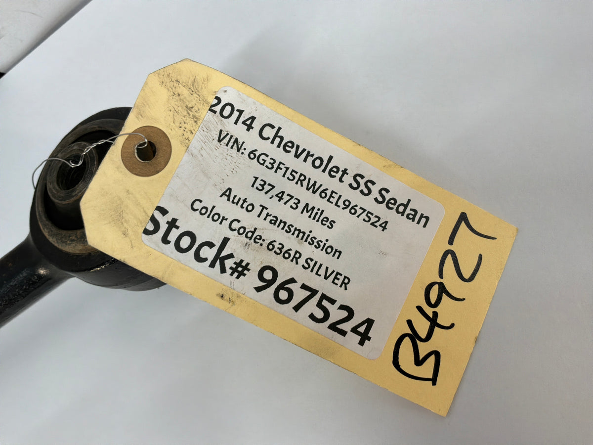 2014  Chevy SS Sedan LH Driver Front Suspension Lower Rearward Control Arm OEM
