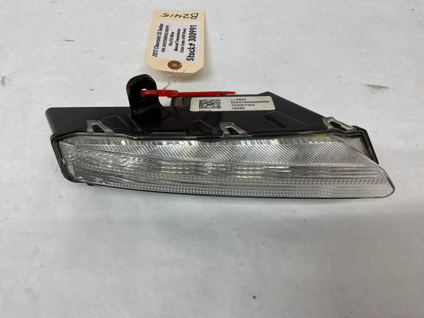 2017 Chevy SS Sedan RH Passenger Front Bumper Daytime Running Fog Light Lamp OEM
