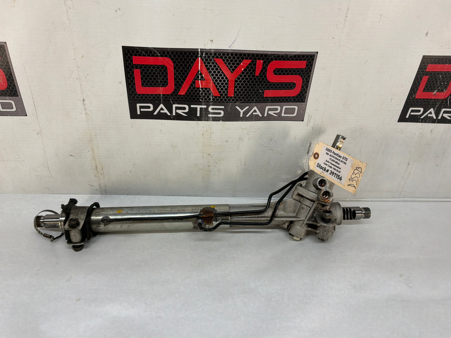 Rack and pinion - Day's Parts Yard