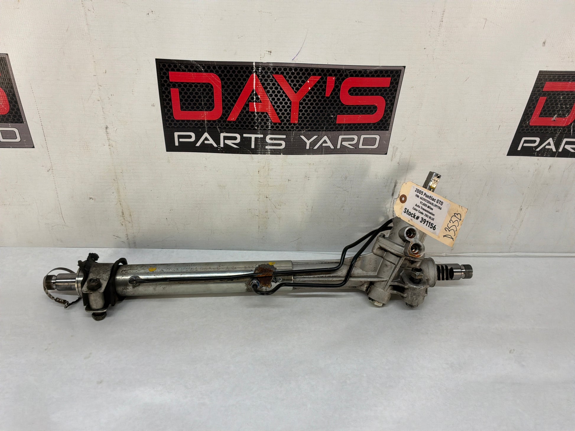 Rack and pinion - Day's Parts Yard
