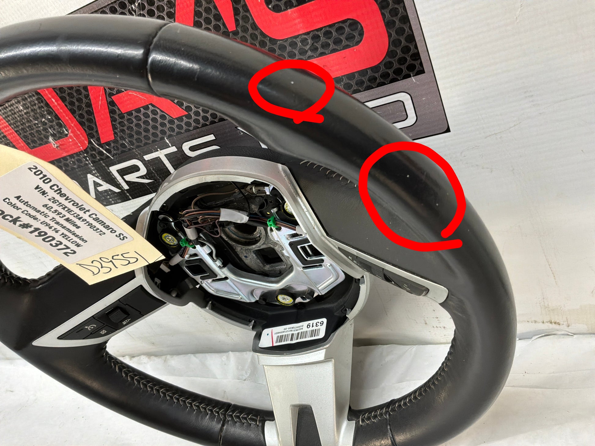 2010 Chevy Camaro SS Steering Wheel OEM - Day's Parts Yard
