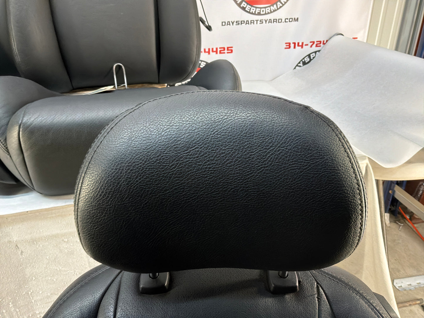 2005 Pontiac GTO Black Leather Front and Rear Seats Set OEM
