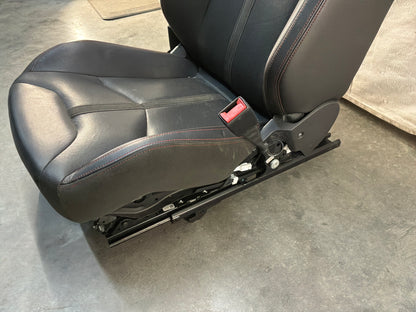 2017 Chevy SS Sedan RH Passenger Front Seat Black Leather Alcantara Suede OEM