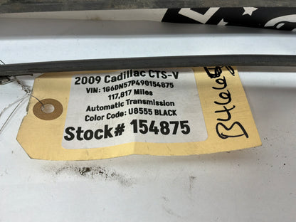 2009 Cadillac CTS-V Sedan Rear Bumper Fascia Cover Valance Diffuser Insert Cover Panel OEM