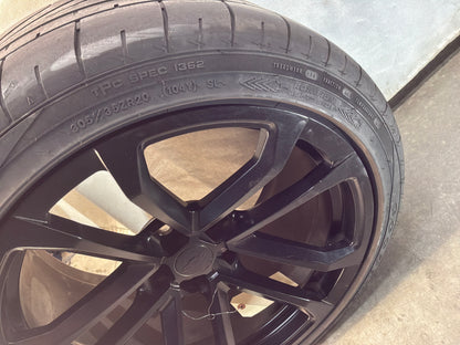 2014 Chevy Camaro ZL1 Factory OEM Wheels Rims and Goodyear Eagle F1 Tires 20X10 20X11