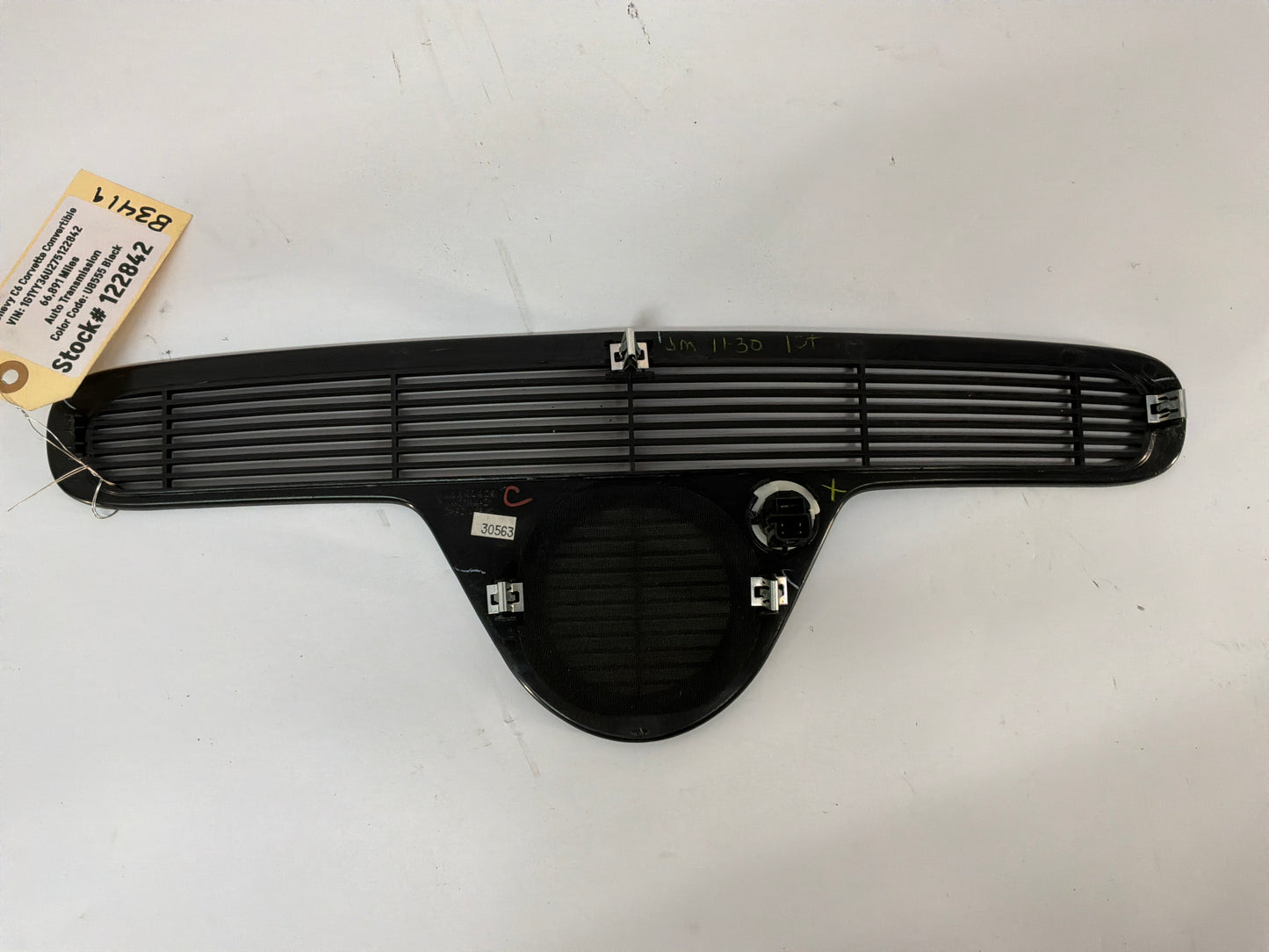 2007 Chevy C6 Corvette Convertible Windshield Defroster Nozzle Grille OEM
