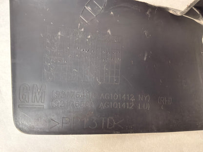 2009 Pontiac G8 Base RH Passenger Front Seat Rear Inner Plastic Frame Track Trim Cover OEM - Day's Parts Yard