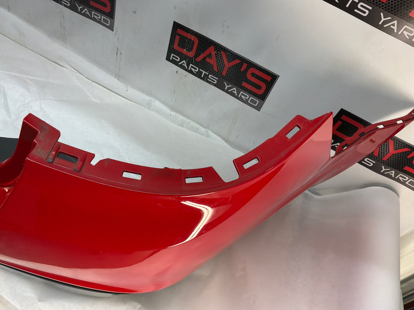 2015 Chevy SS Sedan Complete Rear Bumper Cover Panel Red OEM