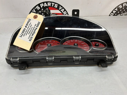 2006 Pontiac GTO Red Instrument Gauge Cluster Speedometer Red OEM 42K