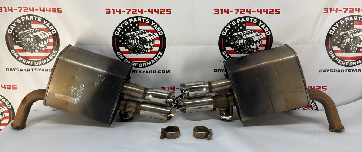 2016-2017 Chevy SS Sedan Factory OEM Bi Mode RH & LH Exhaust Mufflers OEM