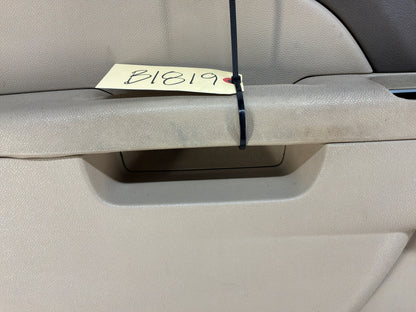 2012 Chevy Avalanche LH Driver Front Interior Door Panel Cashmere OEM
