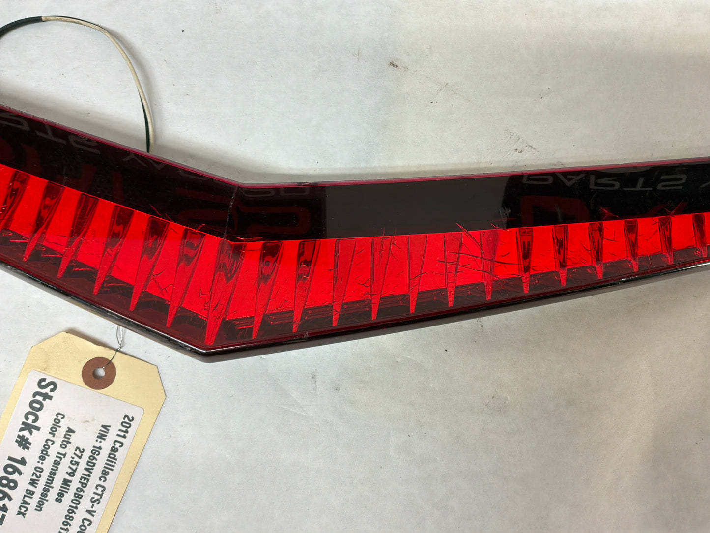 2011 Cadillac CTS-V Coupe RH & LH Taillight Tail Light w/ 3rd Brake Light OEM