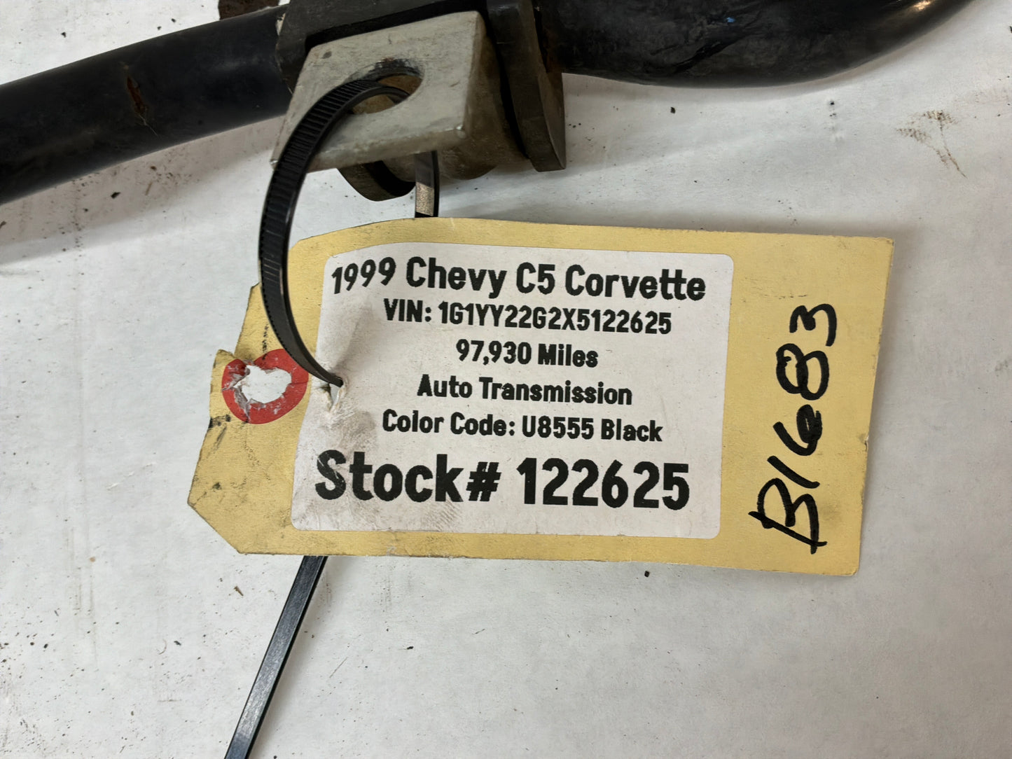 1999 Chevy C5 Corvette Rear Suspension Stabilizer Sway Bar Shaft OEM