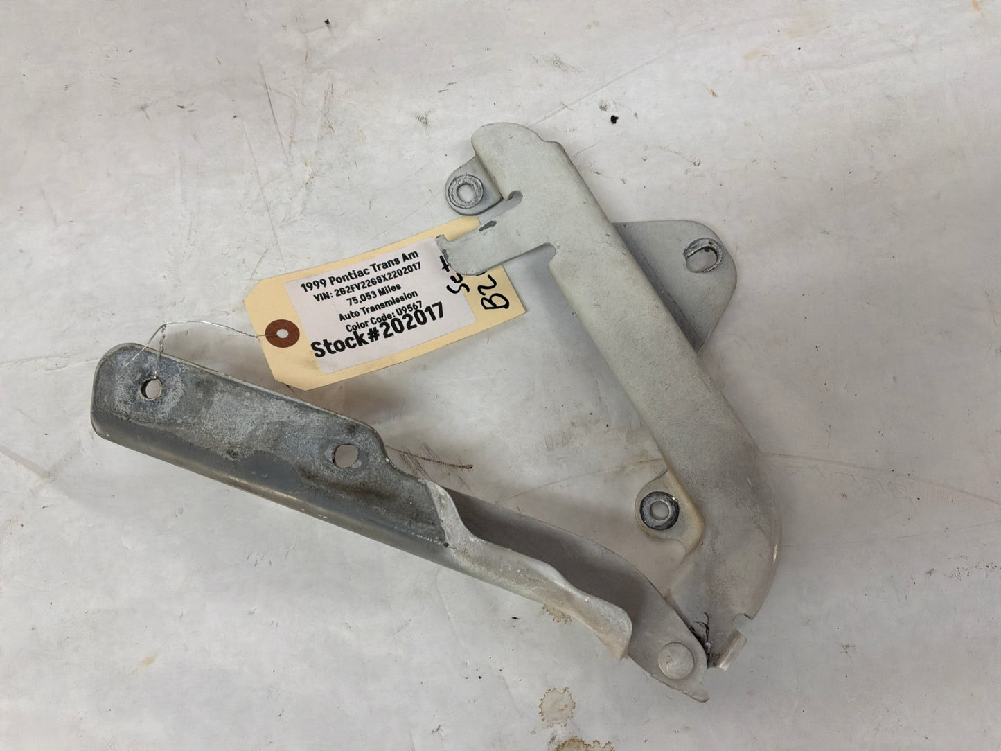 1999 Pontiac Trans Am WS6 RH & LH Hood Hinges OEM