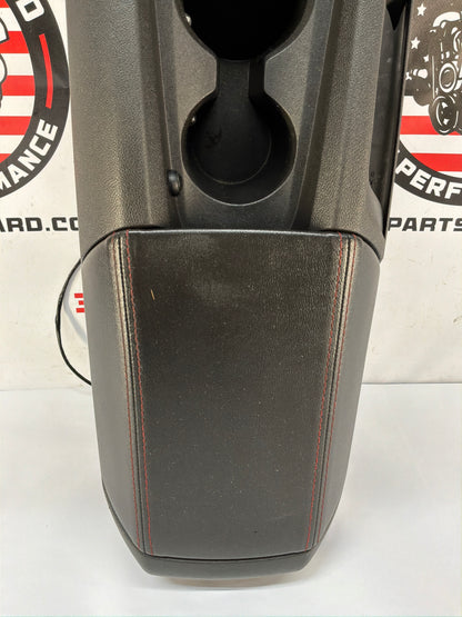 2013 Chevy Camaro ZL1 Center Console Arm Rest w/ Auxiliary Gauges OEM